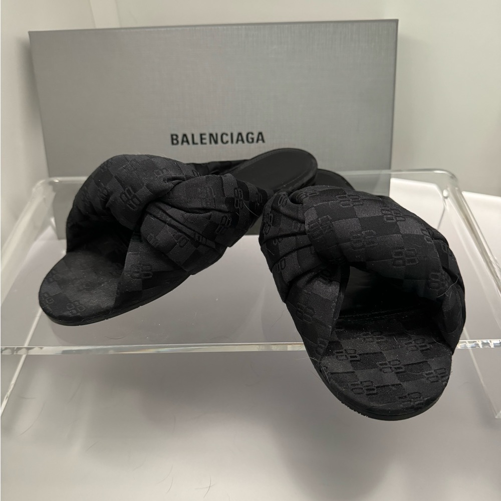Balenciaga Drapey Slides